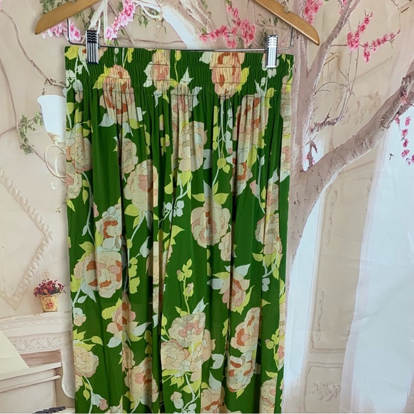 NEW Rebecca Taylor WILD PEONY MESH PULL-ON PANT - Picture 6 of 10